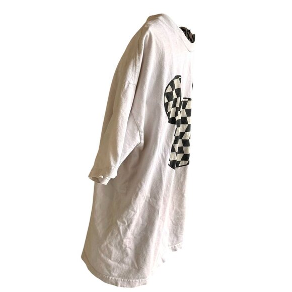 Neff Disney Collection Mickey Mouse Black White Race Flag T Shirt XL Racing READ - Picture 4 of 12